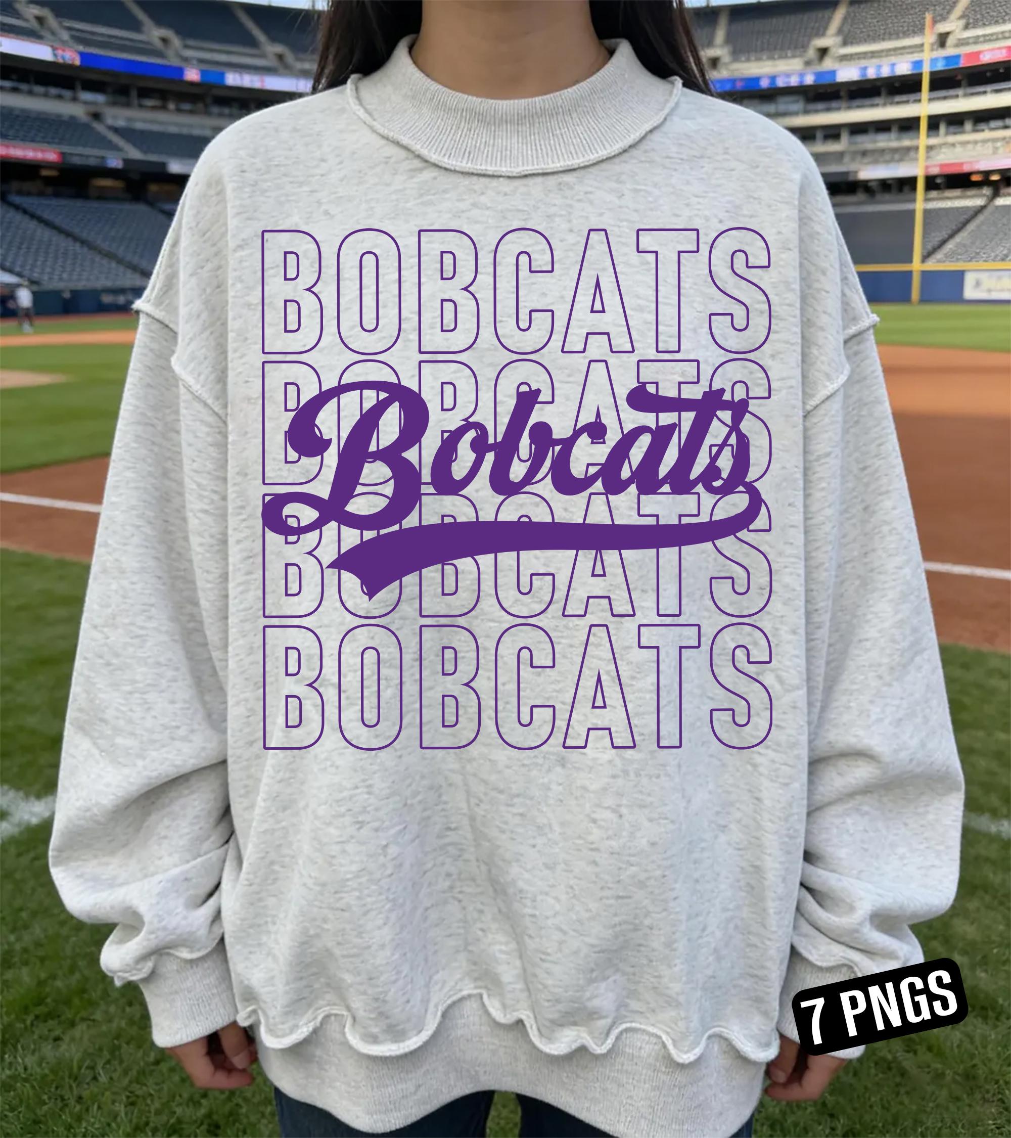 Bobcats PNG, Mascot Script Bobcats PNG, School Spirit Shirt Design ...