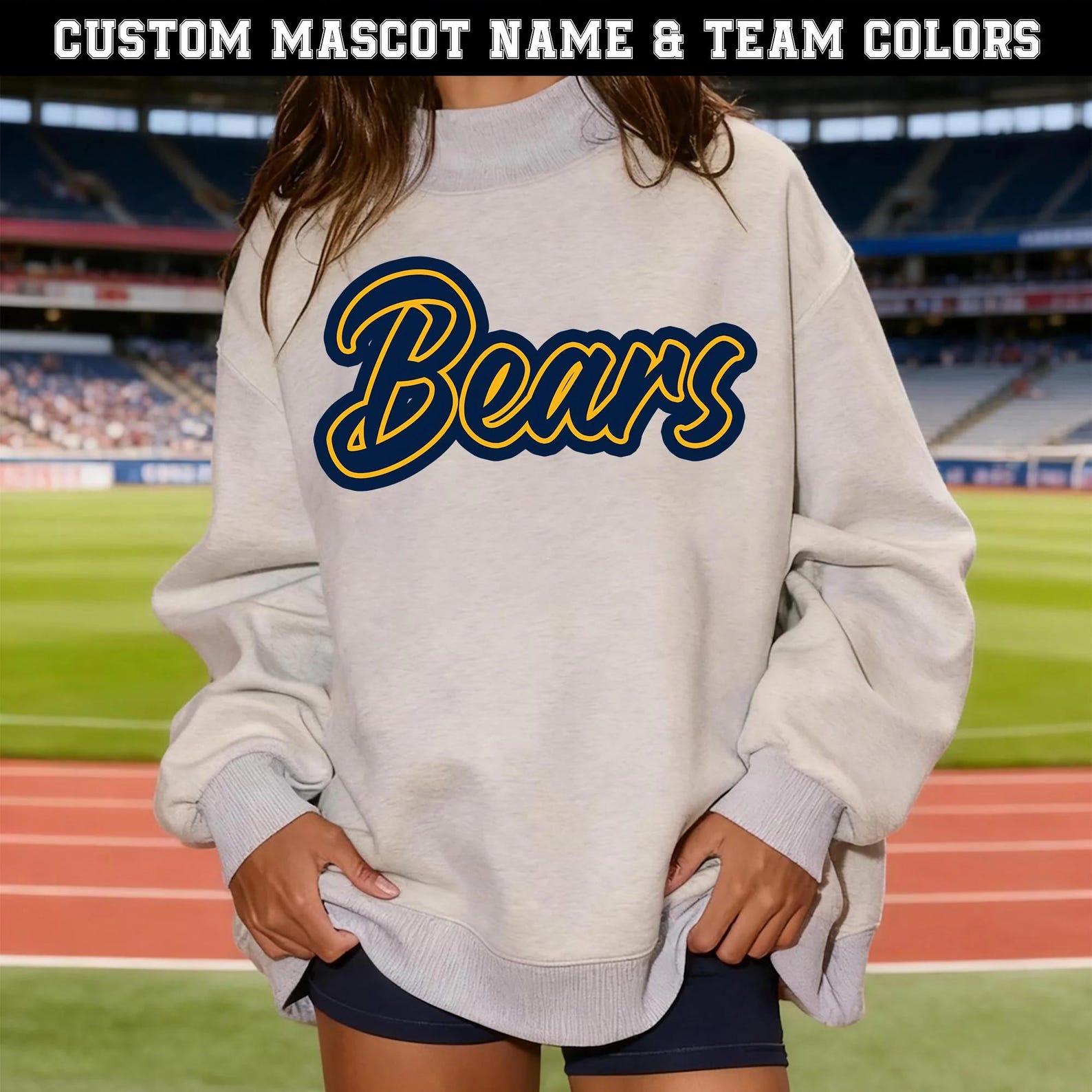 Personalized Mascot Name PNG, Custom Team Name Script Logo, School ...