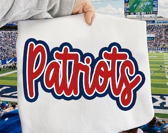 PNG con nombre de mascota personalizado, logotipo con nombre de equipo personalizado, texto de mascota para equipo escolar, diseño con colores de equipo personalizados, PNG para camisetas de sublimación