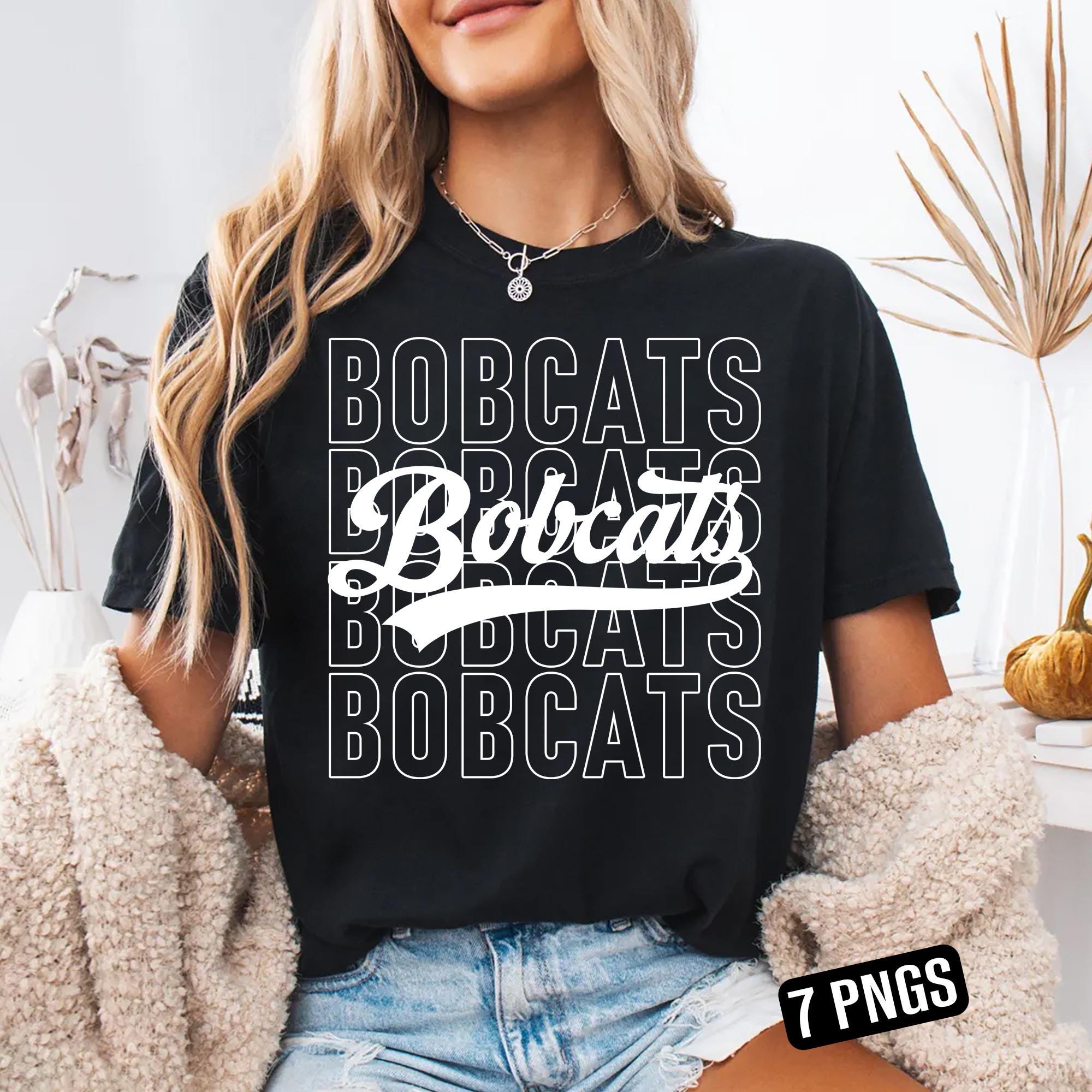 Bobcats PNG, Mascot Script Bobcats PNG, School Spirit Shirt Design ...