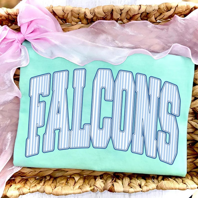 Blue Falcon Ribbon Falcons PNG, Blue Striped Falcons Mascot PNG, Varsity School Spirit ...