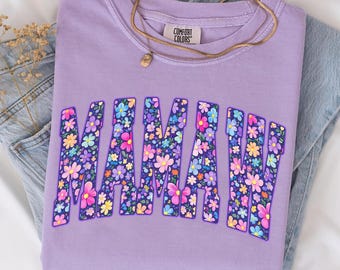 Floral Mamaw PNG, Spring Mamaw Sublimation Design, Mamaw Grandma Shirt PNG, Mother’s Day Digital Download