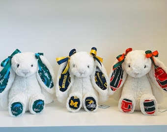 Anpassade College Jellycats: College-antagning, examen, alumnipresent - ALLA skolor | Handgjord på beställning | Läs innan du köper