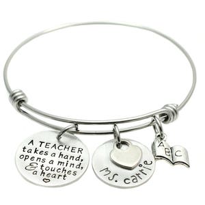 Alex and ani bracelets teacher charm on sale