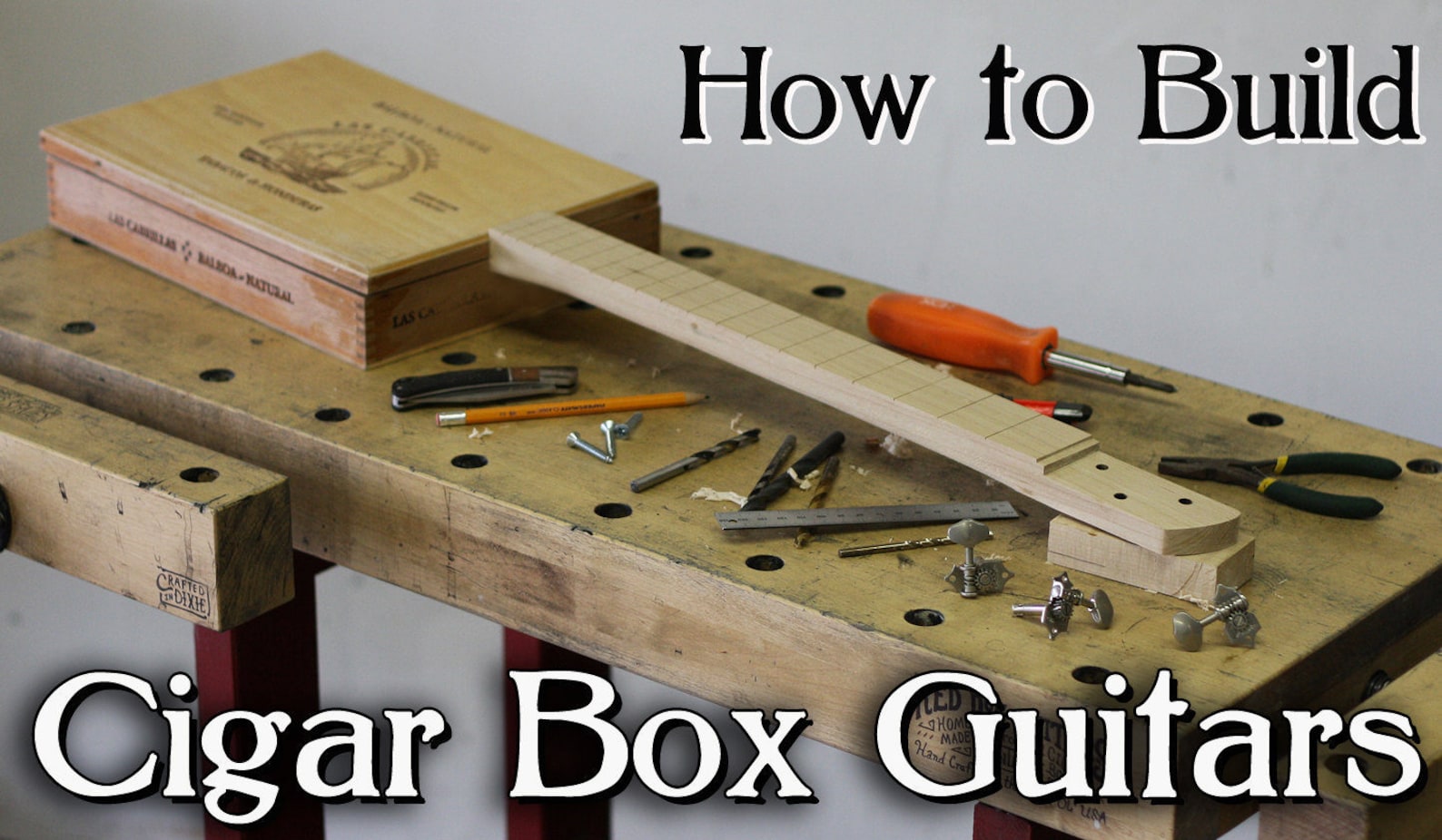 How to Build a Cigar Box Guitar Lessons DVD Perfect for Your Own Neck