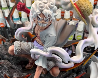 Luffy Gear 5 FanArt | Scale Resin Statue Hand Painted Anime Figure