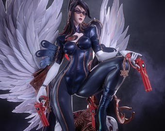 Bayonetta FanArt | Scale Resin Statue Hand Painted Anime Figure