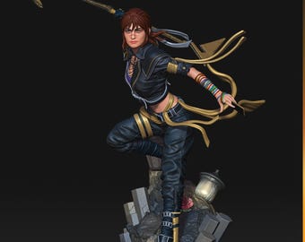 Sciel Fan Art Figurine | 1/6–1/12 Scale Resin Statue | Hand-Painted on Request | Made to Order