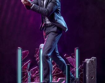 John Wick Fan Art Figurine | 1/6–1/12 Scale Resin Statue | Hand-Painted on Request | Made to Order