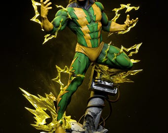 Electro Fan Art Figurine | 1/6–1/12 Scale Resin Statue | Hand-Painted on Request | Made to Order