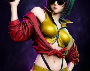 Faye Fan Art Figurine | 1/6–1/12 Scale Resin Statue | Hand-Painted on Request | Made to Order