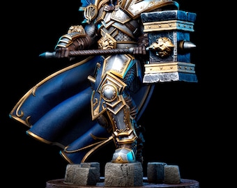 Arthas Fan Art Figurine | 1/6–1/12 Scale Resin Statue (Hand-Painted Option)