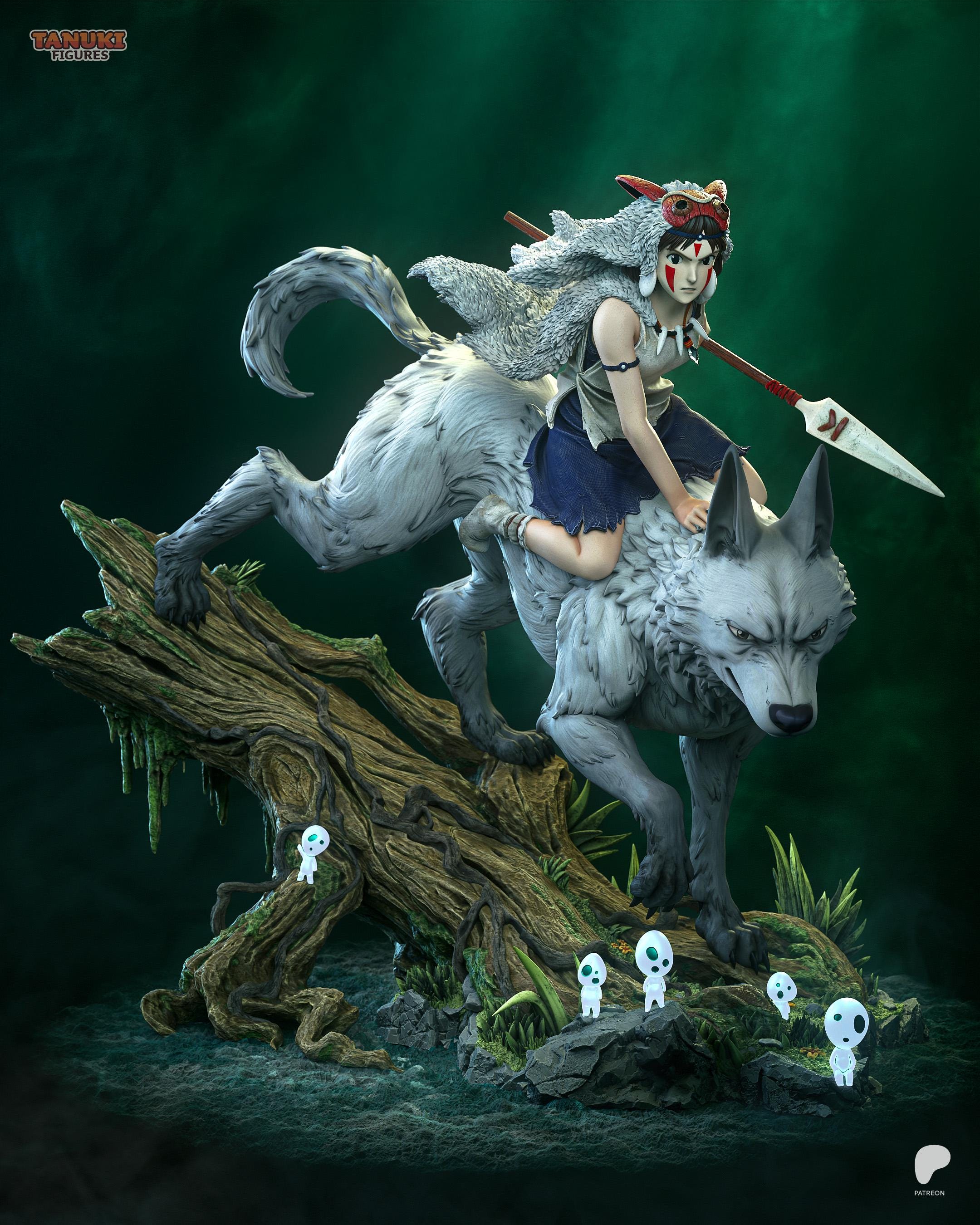Princess mononoke 3d - Etsy 日本