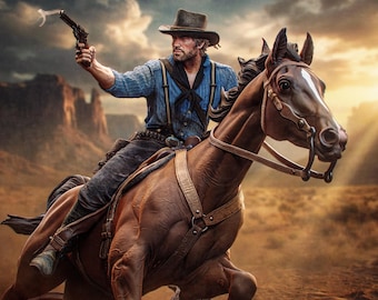 Arthur Morgan FanArt | Scale Resin Statue Hand Painted Anime Figure