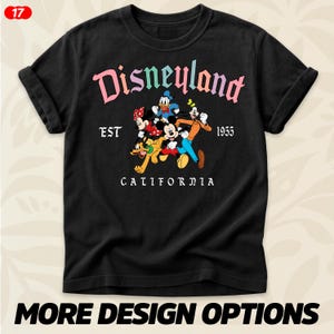 Vintage Disney Friends Sweatshirt, Mickey and Co Checkerboard Pullover, Retro Disney World Family Shirts, Disney Park Aesthetic Sweater image 13