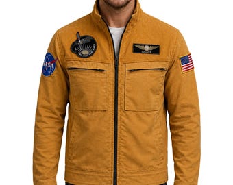 Project Hail Mary Ryan Gosling Jacket, Yellow Corduroy Astronaut Cosplay Coat