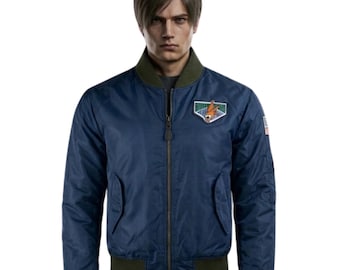 Resident Evil 4 Jacket Leon S Kennedy RE4 Cosplay Bomber Jacket