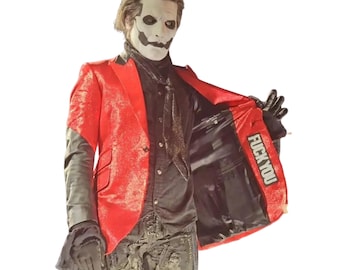 Ghost Papa Emeritus Cosplay Blazer – Ghost Rite Concert Jacket With "Fk You" patch