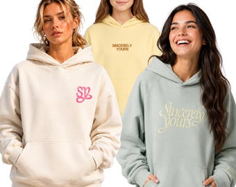 Salish Matter Sincerely Yours Hoodie, Oversized Fleece Pullover, SY Logo Streetwear