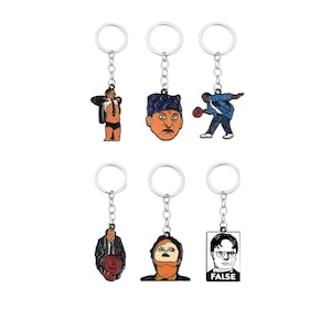 Portachiavi della serie TV The Office: ciondolo smaltato, regalo per fan di culto