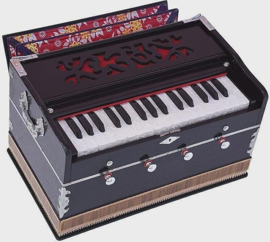 New Harmonium Musical Instrument 4 Stopper Double Bellow 32 Key 440HZ ...