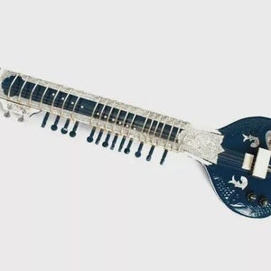 HAHAPA Electric Sitar Ravi Shankar Style Tun Wood Indian with Bag Strings Mizrab