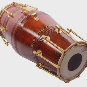 BINA Naal Dholak with Bag– Handmade Percussion Instrument with Crisp Rhythms