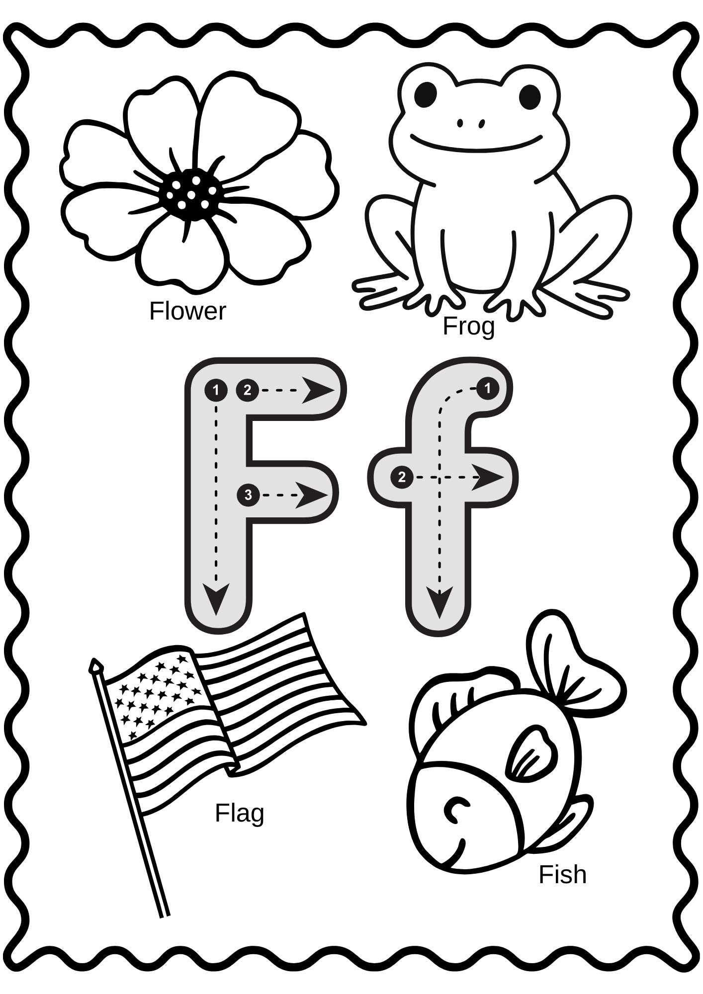 Alphabet Tracing Coloring Pages A–Z | ABC Trace & Color Printable for ...