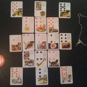 Cartas gitanas Lectura de 16 cartas... Más cartas de oráculo, lectura psíquica el mismo día