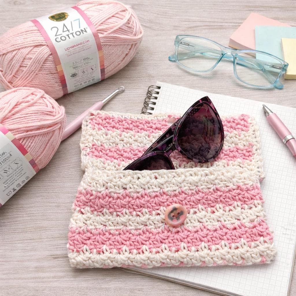 26 Crochet Makeup Bag Patterns with Clutches, Pouches, and Holders 8 Modern Crochet Pouch