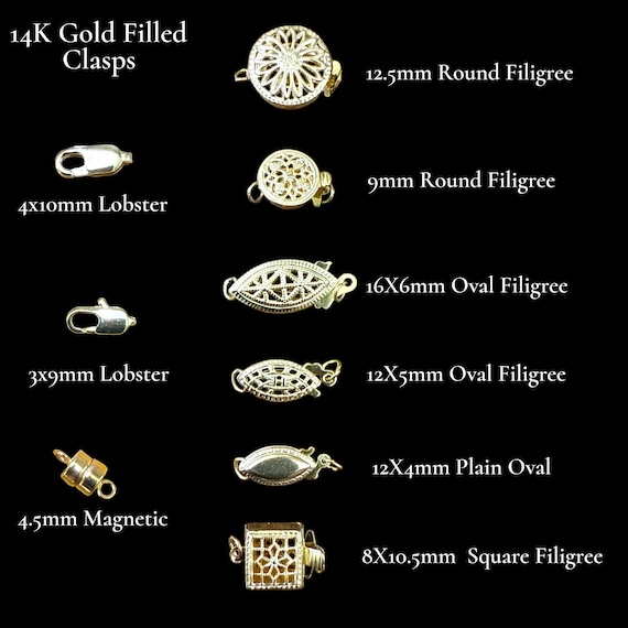 Gold Filled Clasp Options for Custom Jewelry Chains