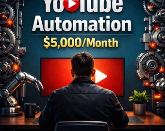 YouTube Automation Kit | Faceless Channel Workflow, Content ID Music (Digital Product)