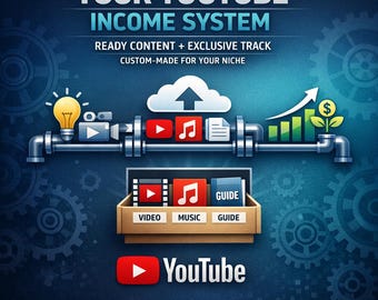 YouTube Faceless Automation Bundle | 30 Custom Videos, MP3 Track, Setup Guides