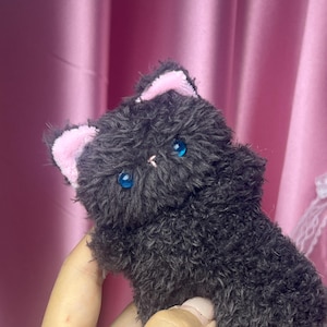 Pocket Bibi Squishy Cat Plush, Handgjord Plyschleksak, Plyschgåva bild 11