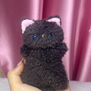 Pocket Bibi Squishy Cat Plush, Handgjord Plyschleksak, Plyschgåva bild 14