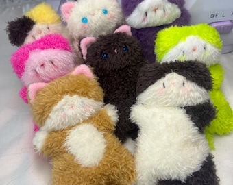 Squishy Cat Plush, Handgjord plyschleksak, Plyschgåva