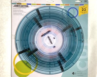 Cutter Bee Curvy Cutter, Round Template Set, NIB