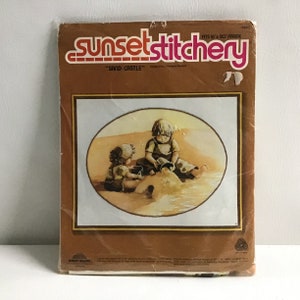 Sunset Stitchery kit #2205 &quot;Sand Castle&#39;