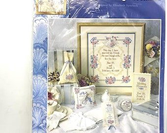Janlynn Counted Cross Stitch kit #03-130 K.  ‘DOVES WEDDING ENSEMBLE’