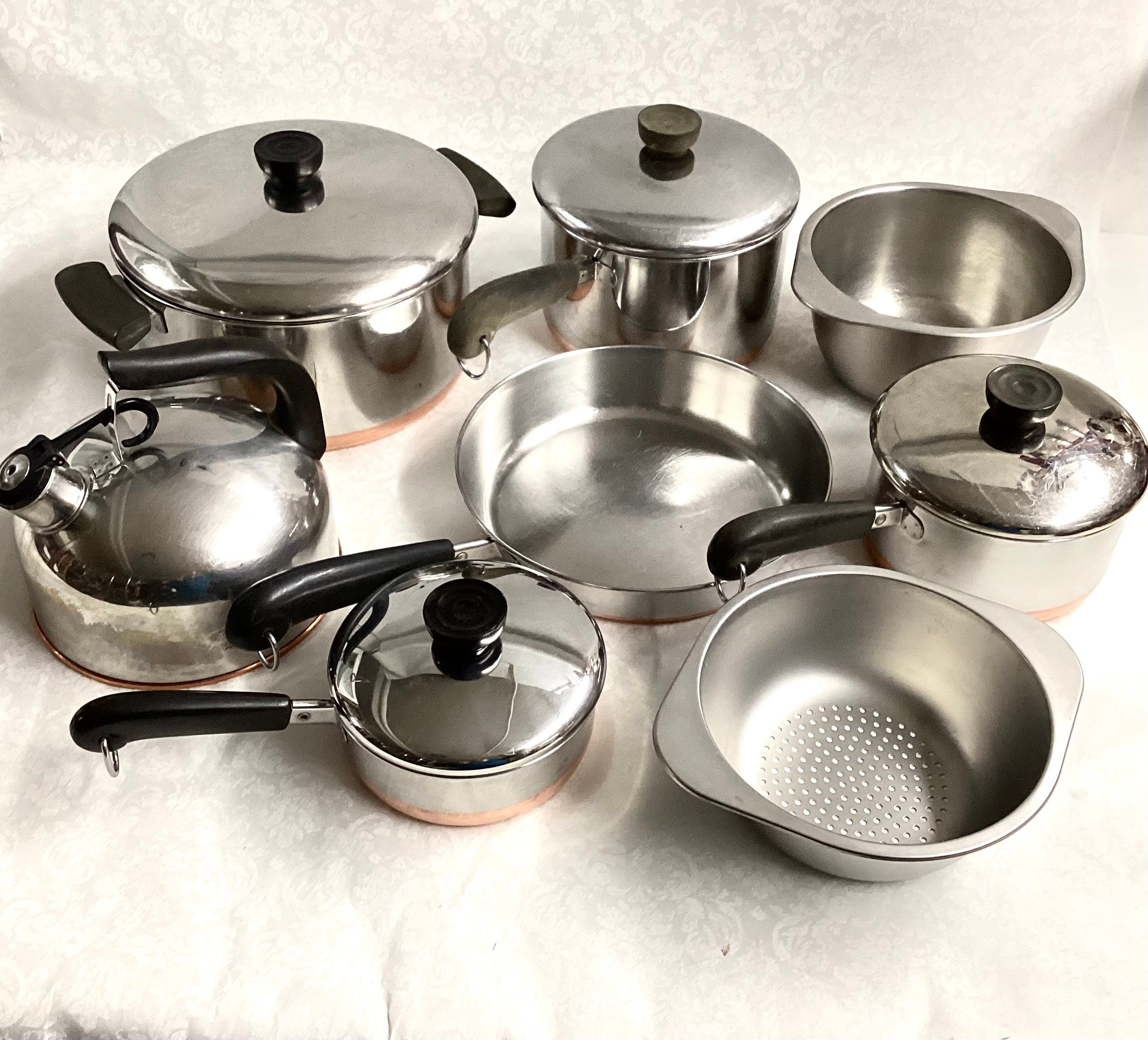 Aluminum Cooking Pot Set Germany Designed Non Stick Granite Coating 21PCS  Dessini Die-castig Cookware Sets Non-stick White/green Available 