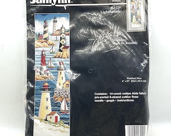 Janlynn Counted Cross Stitch kit #13-229 LIGHTHOUSES