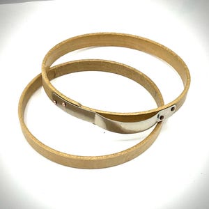 4”  Wood Embroidery Hoop with Bow-spring Tension
