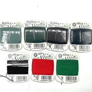 Buttonhole Twist Silk Thread  7 Cards  Japan