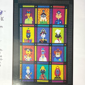 KITTY CITY  Amy Bradley Designs Quilt Pattern  12 pieces Condition New