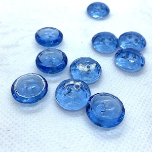 Vintage Blue  Buttons 9/16”   (10 buttons)