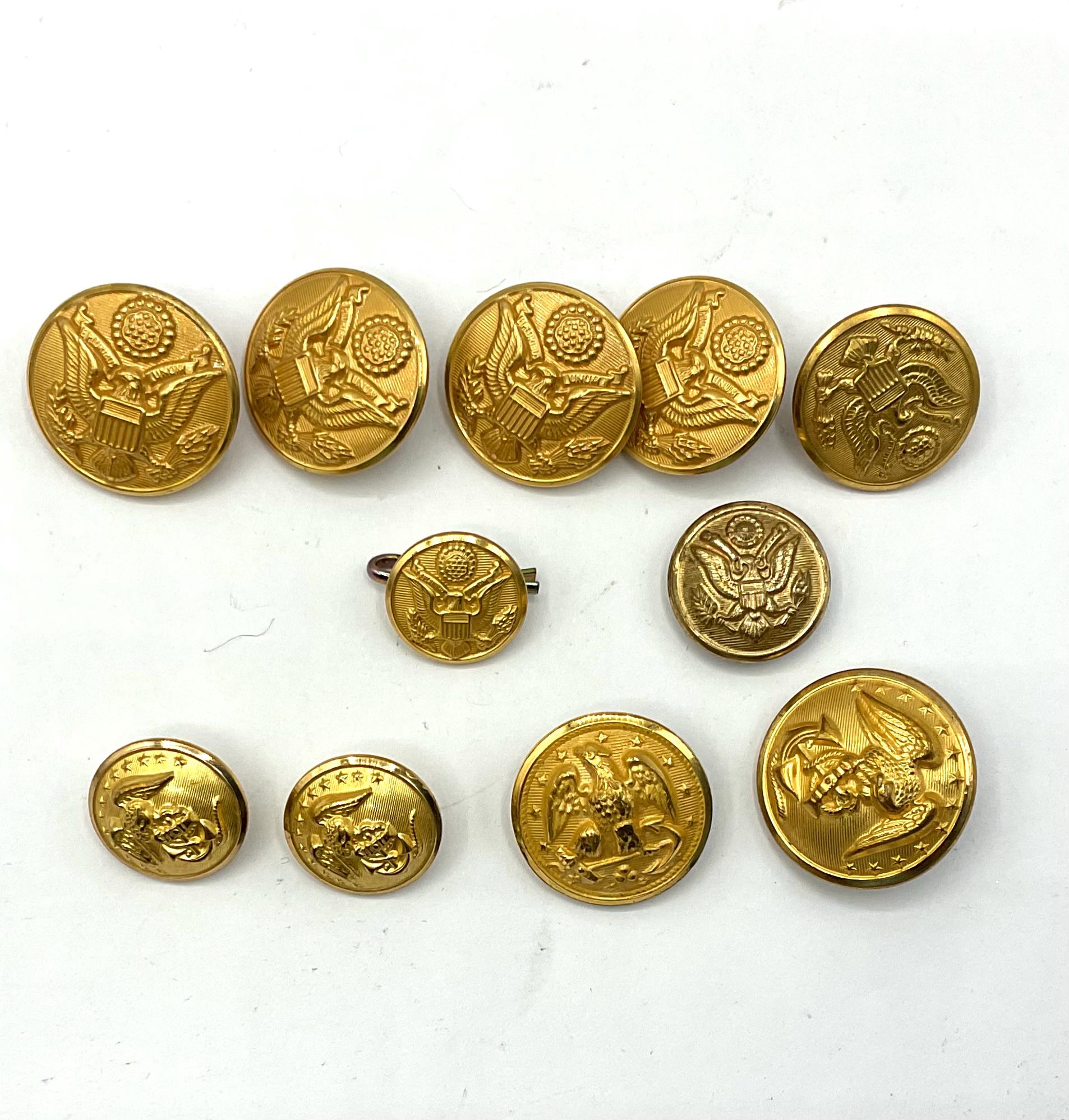 Military Button Types Lot: Military Buttons 11 Pieces - Etsy