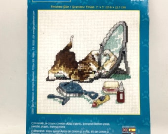 Janlynn Counted Cross Stitch kit #95-107 "THE INTRUDER"  5X7"