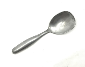 Aluminum serving spoon scoop   Germany   Vintage