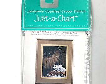 NORTHERN LIGHTS Janlynn Counted Cross Stitch Pattern.  #013-0279 W.