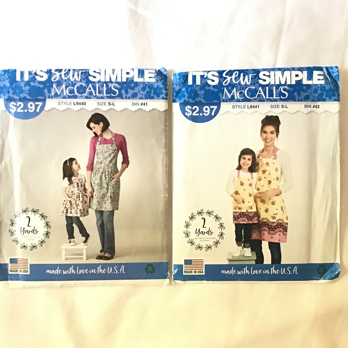 It's Sew Simple McCall's L9443 & L9441 Two Mother | Etsy